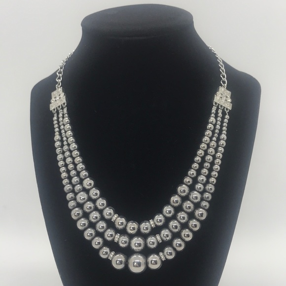 Lia Sophia 3 Strand Necklace - Picture 1 of 3